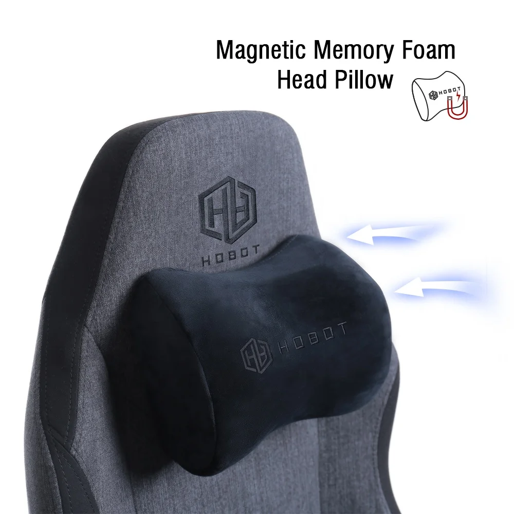 Magnetic Head Pillow Ergonomic Gaming Chair Adjustable Height Recline,  Comfortable for Pro Gamers