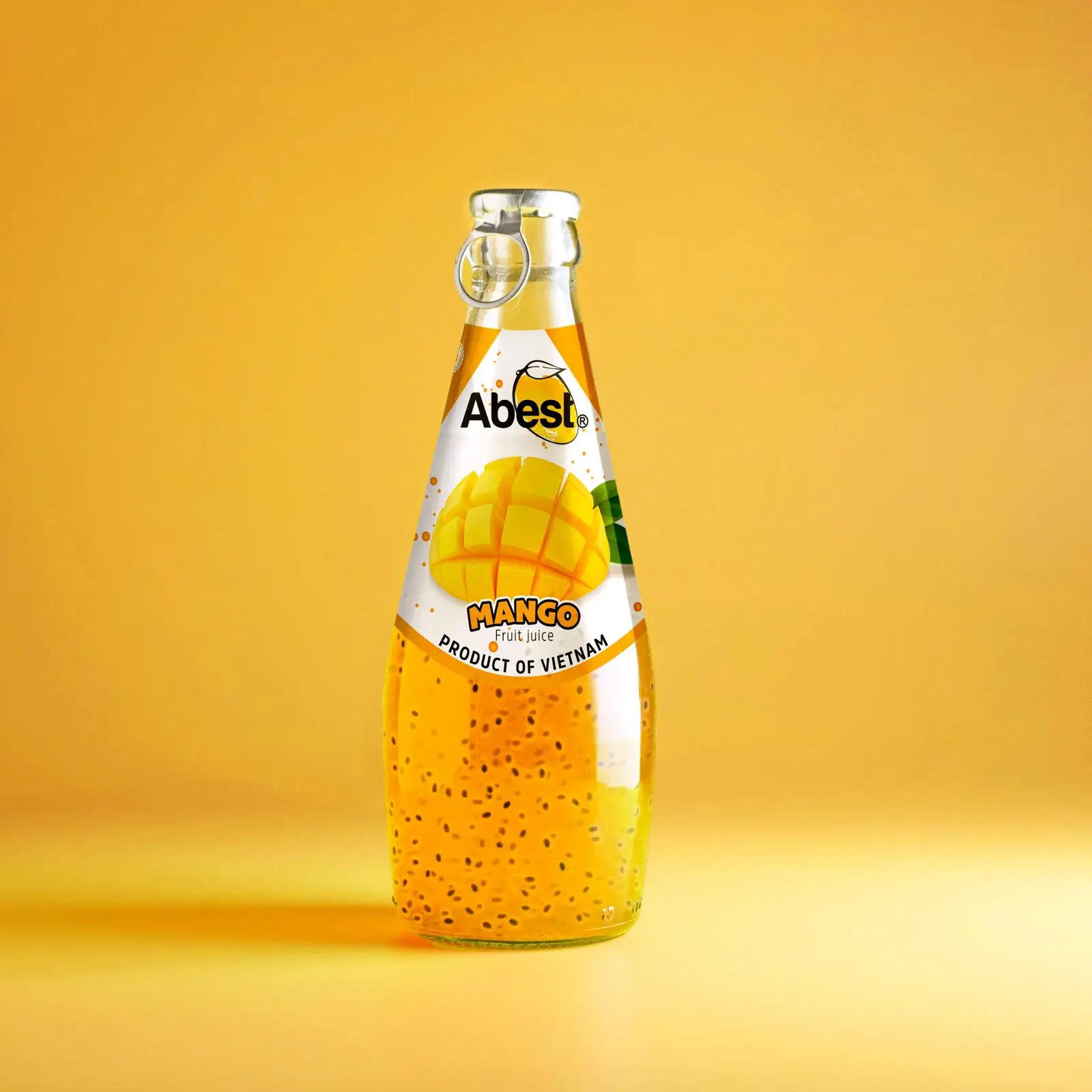 OEM Orange Juice Drink in 300ml Glass Bottled