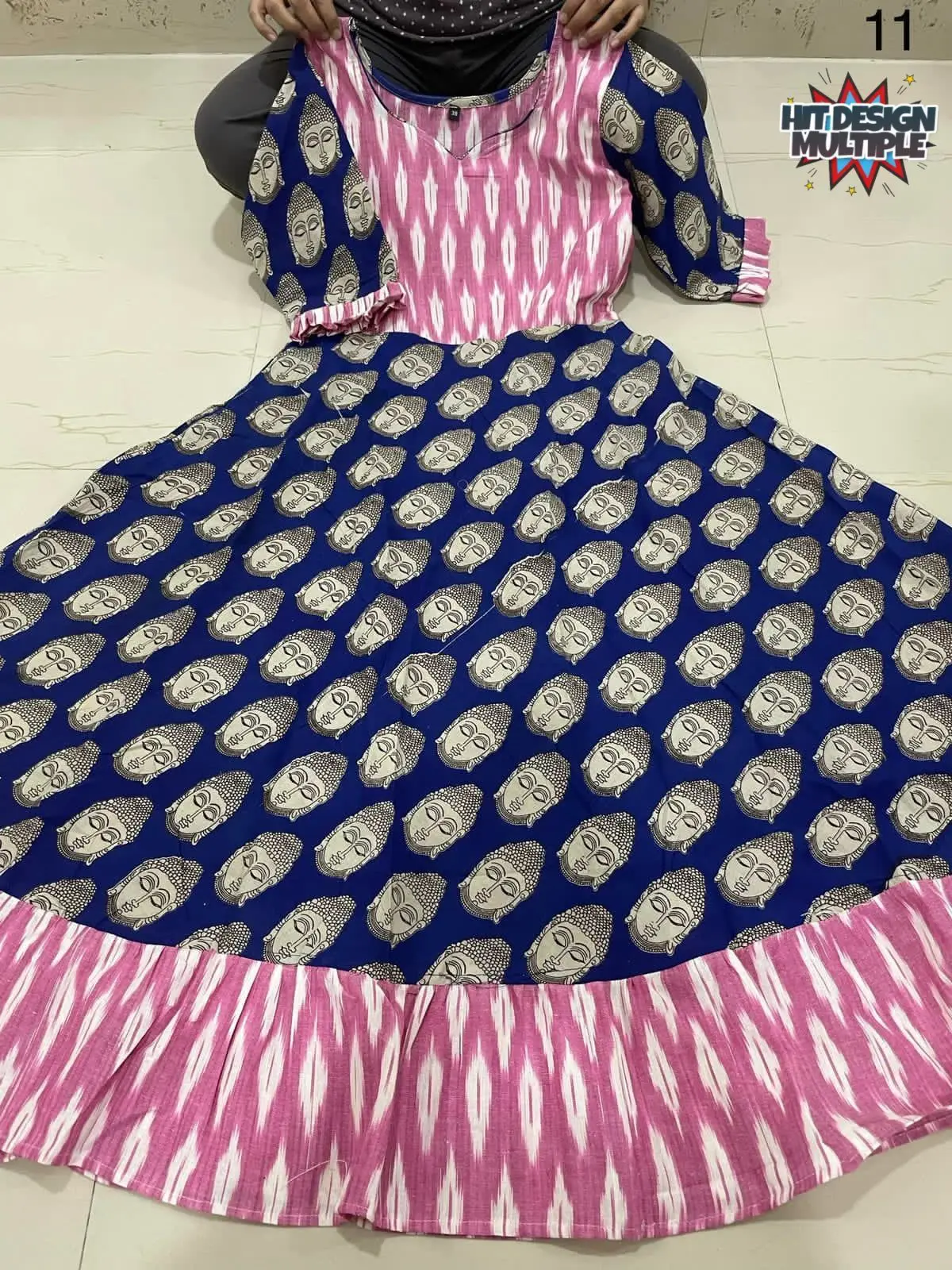 💐Pochamp... - Kalamkari Ikkat Pochampally Cotton Frocks/Kurtis | Facebook