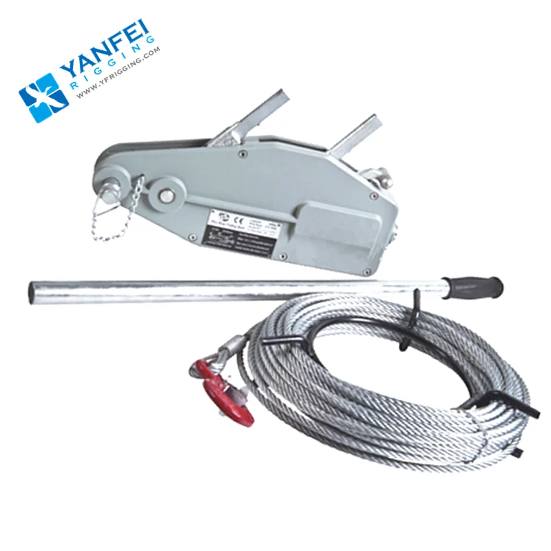Lever For Ropes Manual Lever Wire Rope Pulling Hoist Hand Winch Block Cable Puller ...