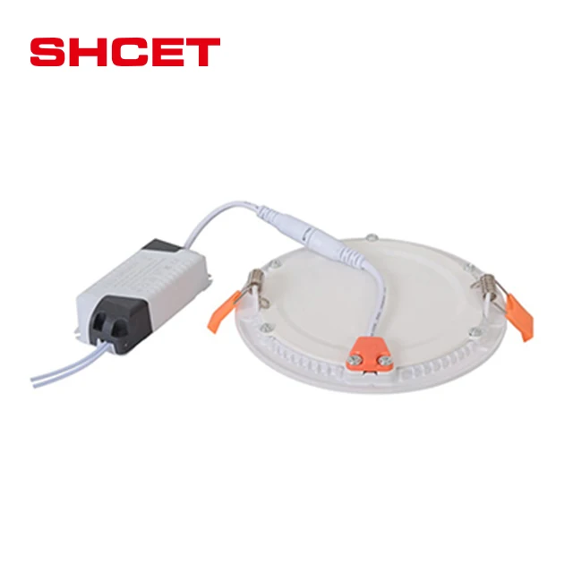 Ultrathin Slim Recessed Aluminum LED Panel Ceiling Lighting 6W-18W 6" 12" 170mm IP44 Modern Design SHCET