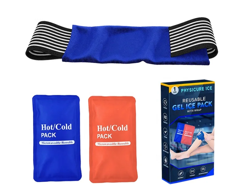 Reusable Hot And Cold Therapy Gel Wrap Support Injury Recovery ...