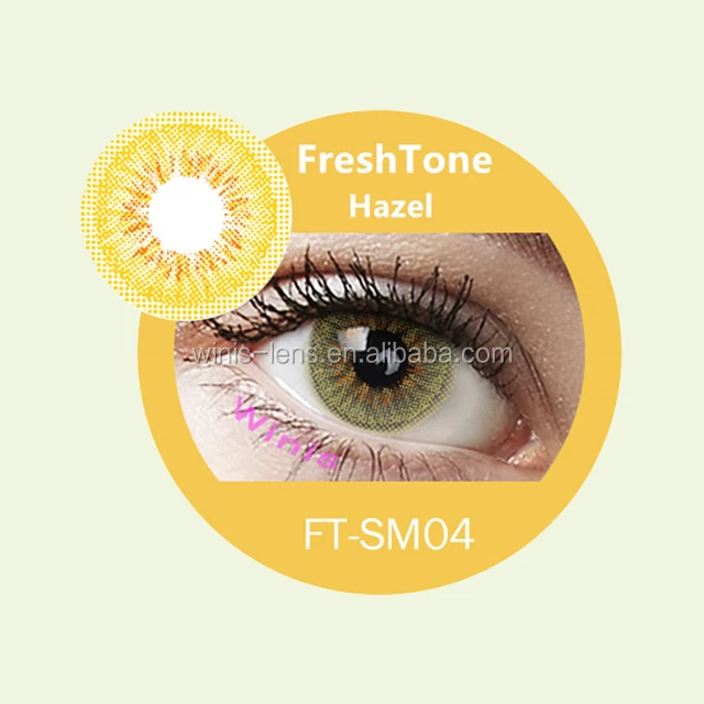 2 тона Baby Doll, Корейская Мягкая цветная контактная линза с мелкими глазами FreshTone по низкой оптовой цене из Южной Кореи
