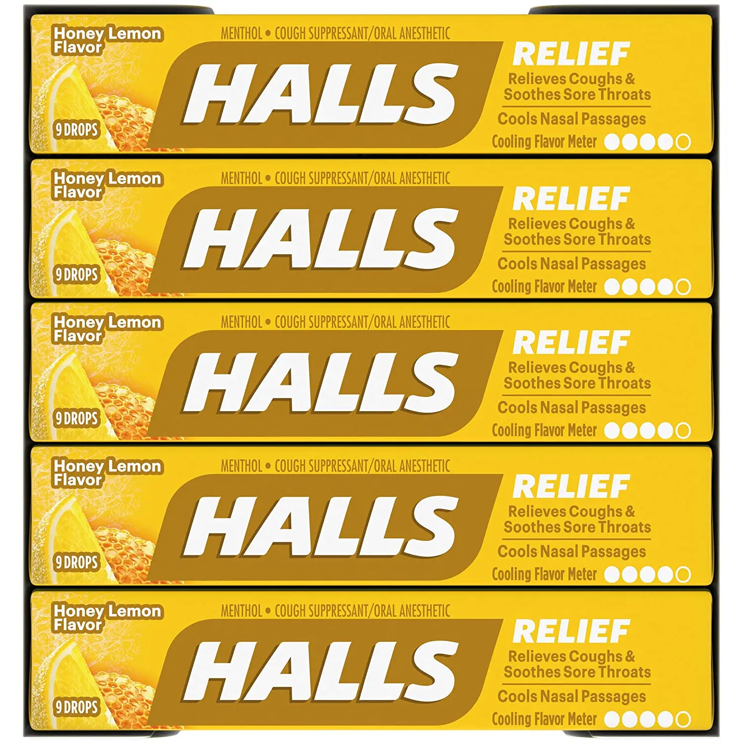 Halls Honey Lemon Cough Drops With Menthol (pack Of 20) Buy Health/beauty Other Healthcare