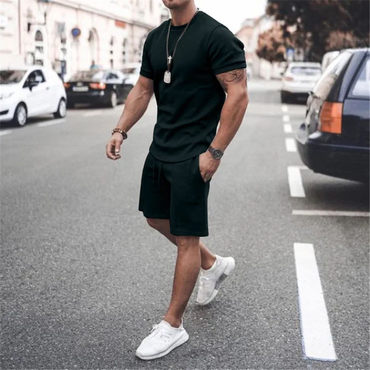Jersey Di Cotone Degli Uomini Vestiti Di Sport | A Due Pezzi Dei Vestiti  Per Gli Uomini | Abiti Corti Per Gli Uomini - Buy Due Pezzi Set,Due  Pantaloni Pezzo Set,Due Pezzi