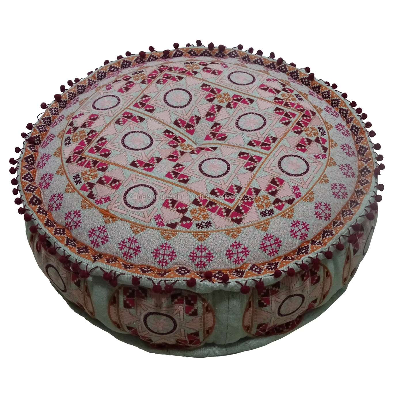 Spring 2023 Interior Design Trends Indian Embroidered Designer Futon ...