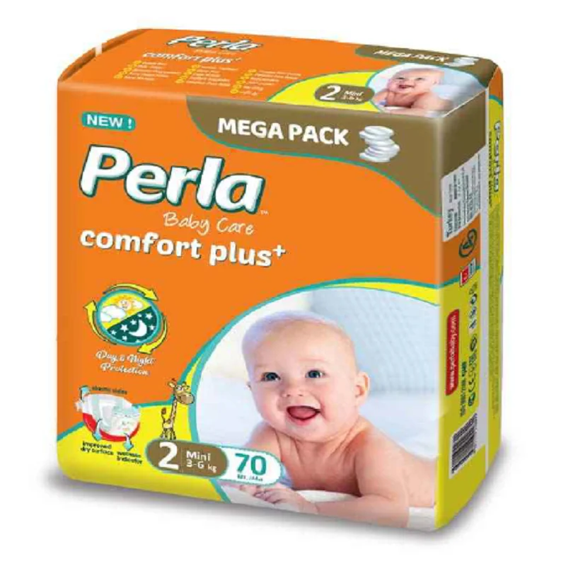 MADE in TURKEY MEGA PACK MINI EXCELLENT QUALITY DISPOSABLE PANTS (No.2)-70 PCS BABY DIAPERS