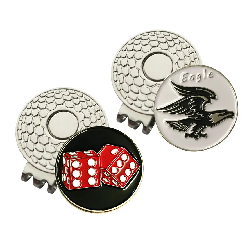 Manufacturer Custom Branded Logo Golf Poker Chip Ball Marker