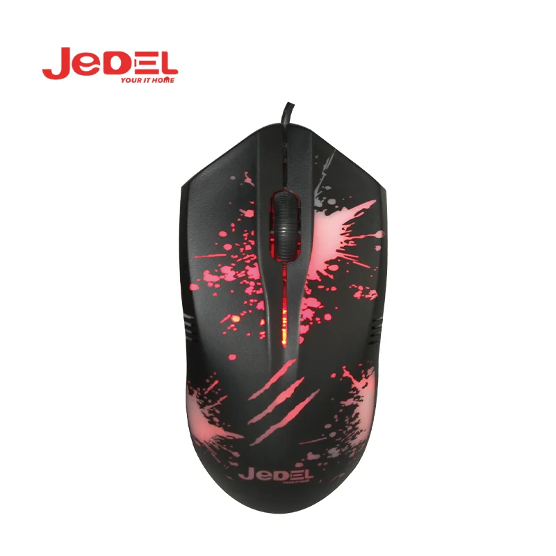 Novelty  3D Plastic LED Lighting Changing Colors Jedel GM 850  Laptop  Computer Accessories Cheap Price Usb Wired  Mouse