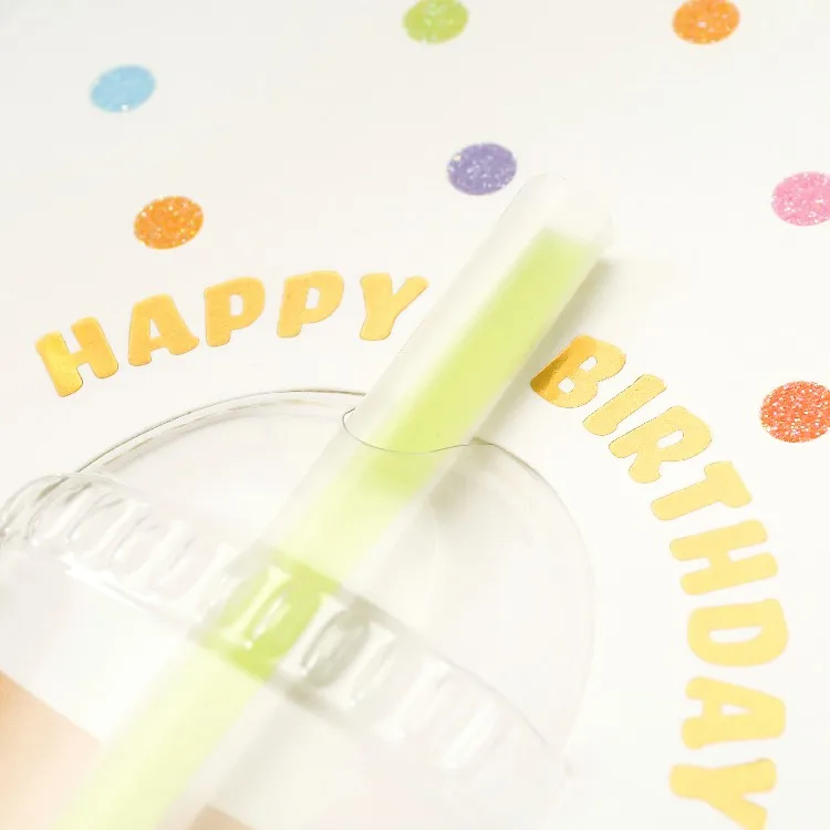 *[8] Classic Handmade Card Bubble Tea Birthday Greeting Card  Luxury Card