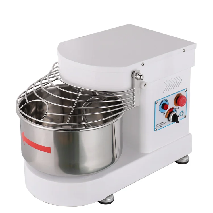 Small Dough Mixer DH8 3KG Small Size Spiral Kneader 8L Video