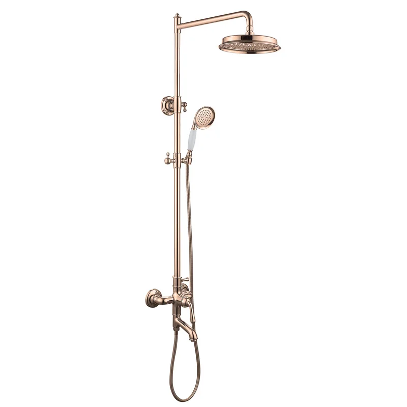 Новая серия hotel noble ванная комната 2 way латунный ручной душ и душевая лейка набор