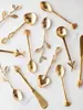 natural brass spoon