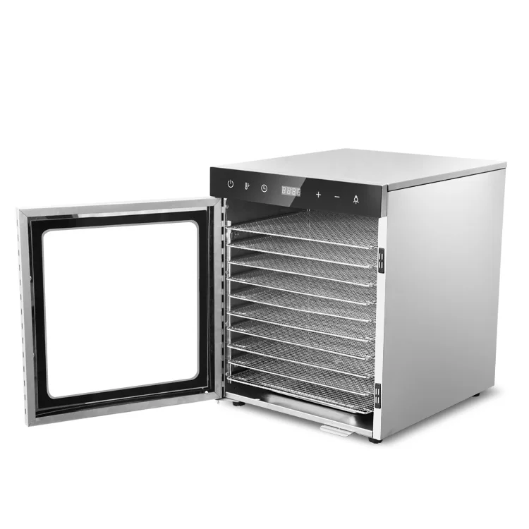 Home Use 10 Trays Hot Selling Digital Control Stainless Steel Fruit Vegetable Dryer Food Dehydrator - Image 3