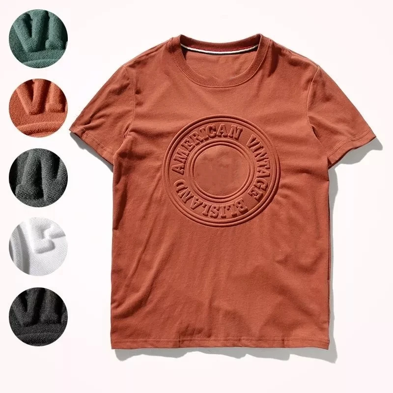 embossed tee shirts