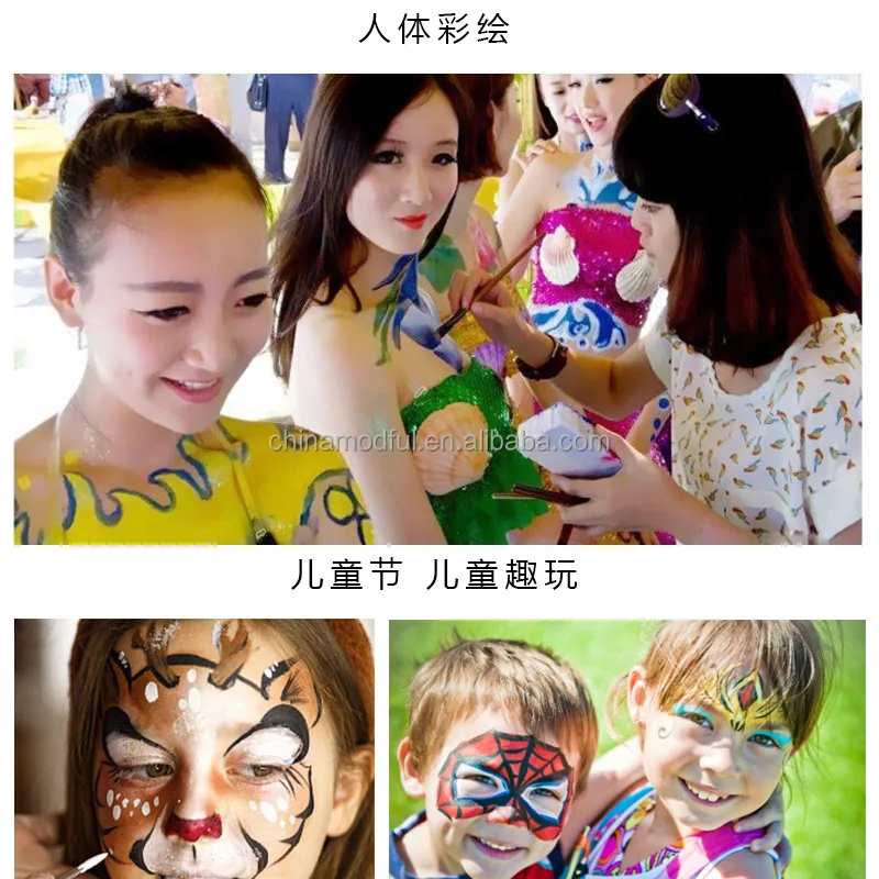  <div style=“text-align: center;”><span style=“font-family: impact, chicago; font-size: 18px;”> 2021 Festival Halloween Makeup Face Paint Rainbow Split Cake Body Painting High Quality Face Painting  </span></div>   72452578