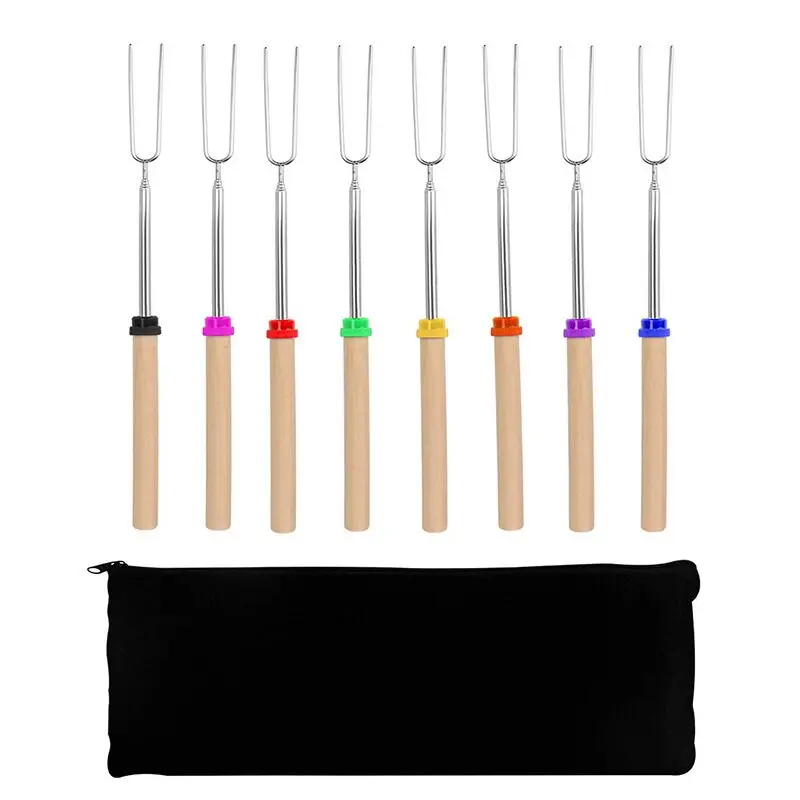 32 Inch Telescopic Marshmallow Roasting Sticks,Marshmallow Roasting