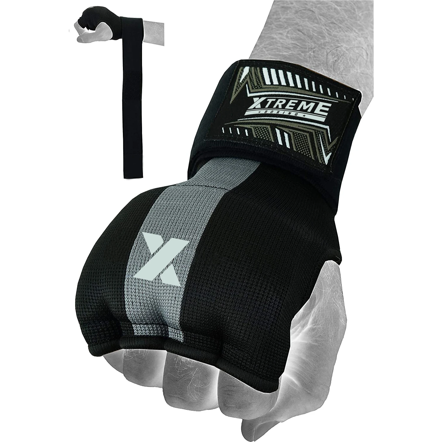 FITSO Gel Padded Inner Gloves Hand Wraps Boxing MMA Muay Thai Kickboxing Workout 