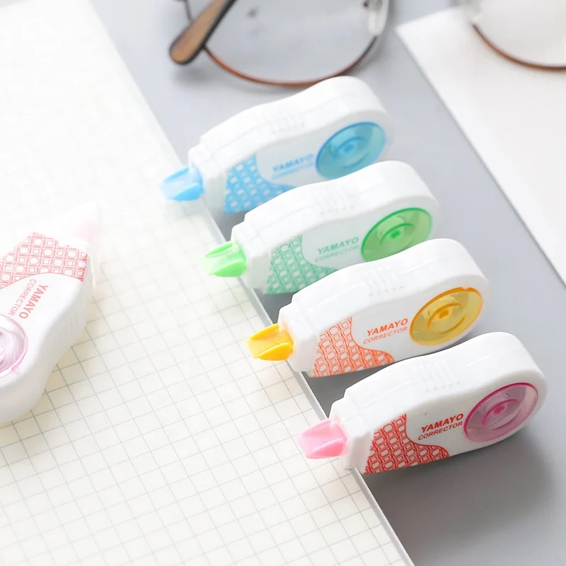 Лидер продаж, Минималистичная Милая школьная Корректирующая лента Kawaii Mini