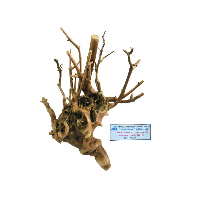 Оптовая продажа 2025 натуральных аквариумных коряг для аквариумных аксессуаров WhatsApp: + 84 963 949 178