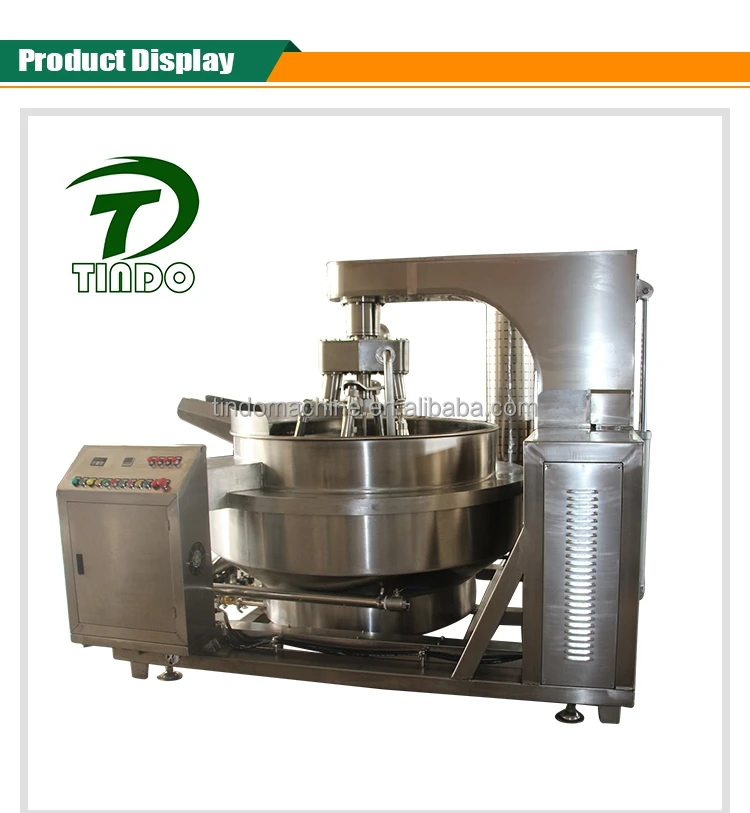 China Automatic Stirring Jacketed Mixer Curry Chili Bean Paste Cooking Pot Electric