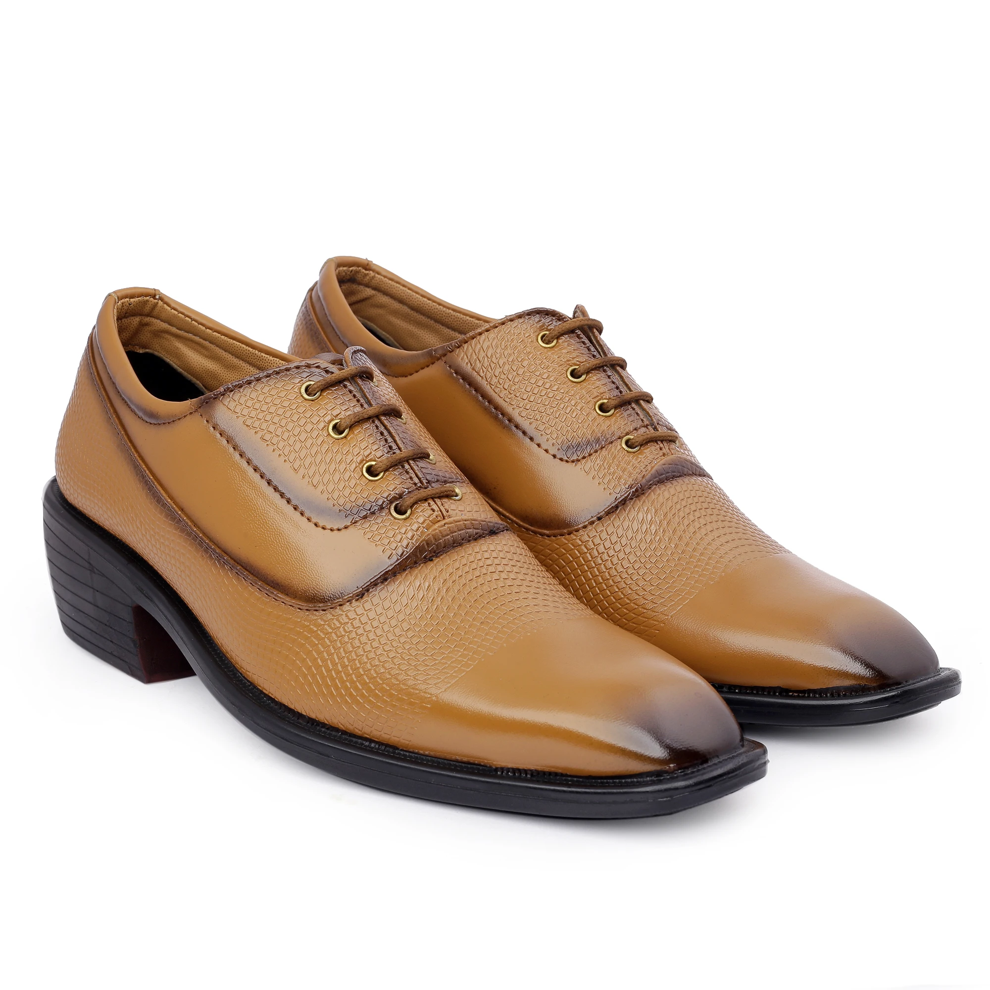 Hombre Bajo-Top Zapatillas Suela Alta Negro