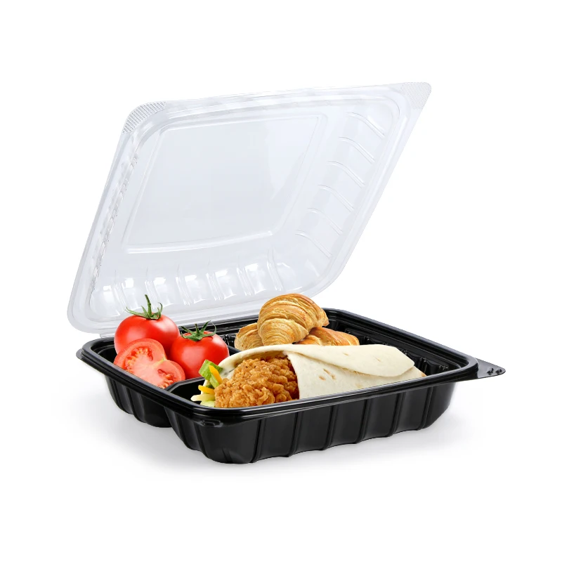 Eco Friendly Thermoform Plastic PP Clear Clamshell Takeaway Boxes  Transparent Hinged Lid to Go Food Takeout Containers - China Hinged Lid to  Go Food Takeout Containers and Plastic PP Clear Clamshell Takeaway