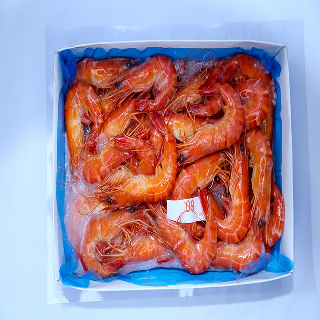 Черная Тигровая креветка готовая голова на