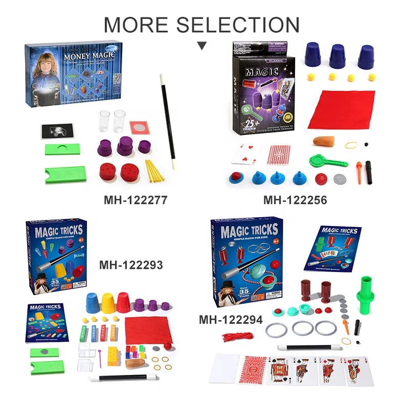 Magic Tricks Toy - over 35 Props for Fun and Education