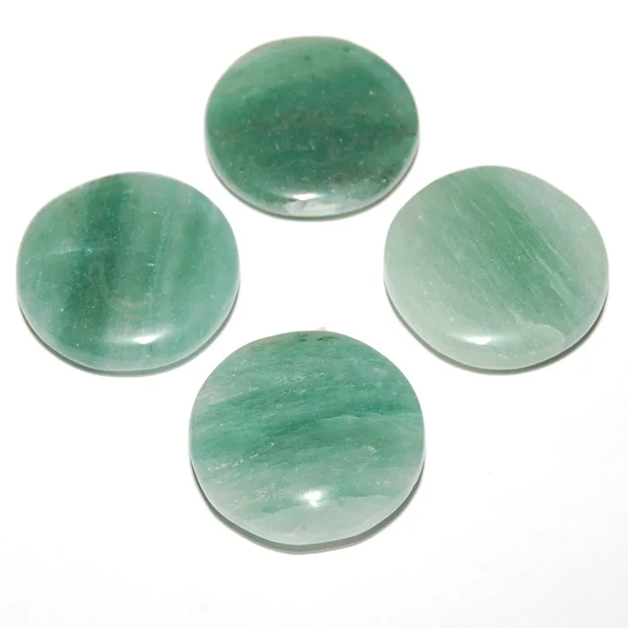 best value of green aventurine round disc : green aventurine