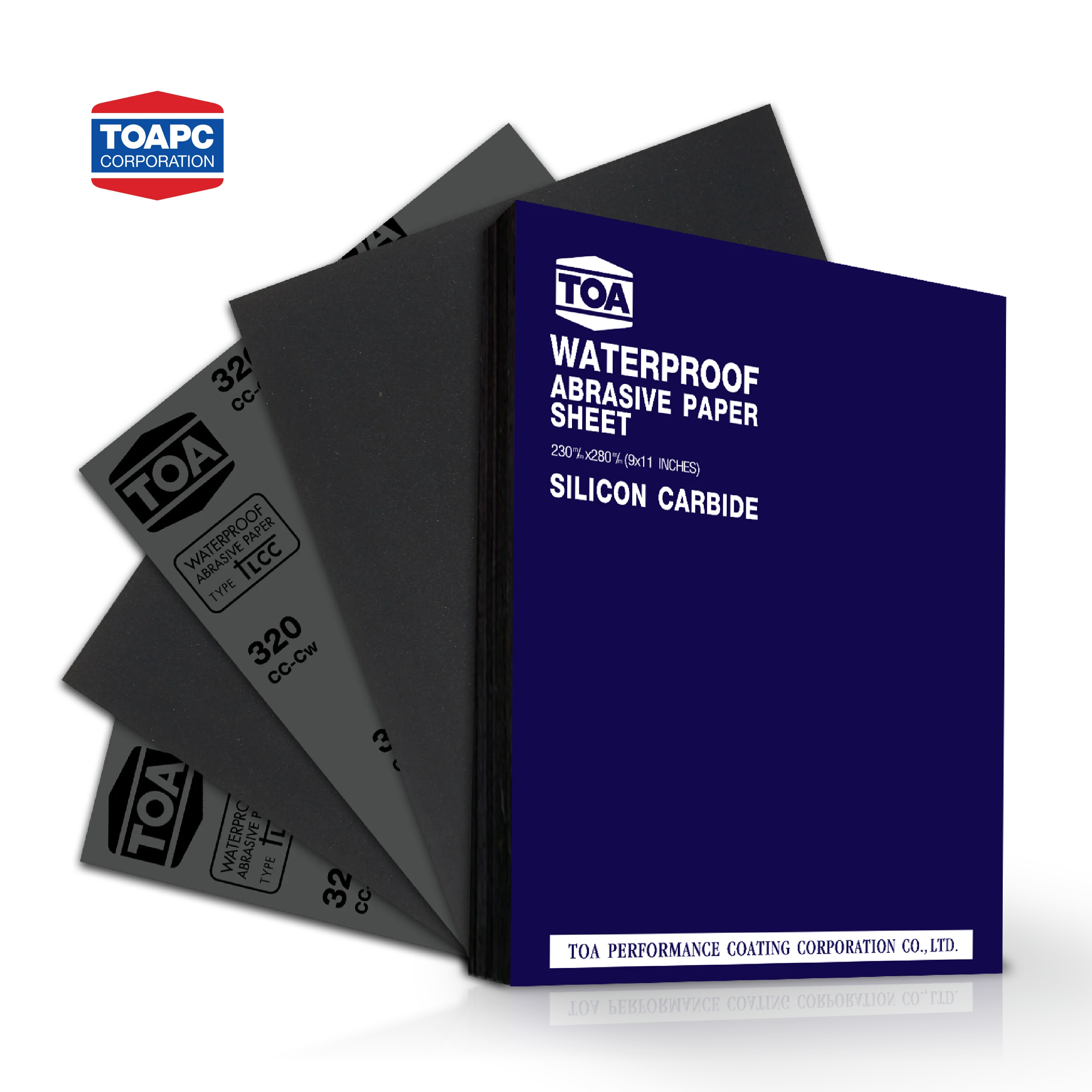 Toa Tlcc Waterproof Abrasives Paper Sheet Size 230x280mm Grit 60 To