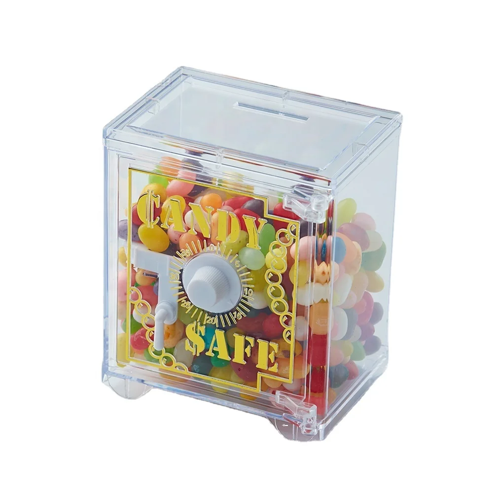 Kwang Hsieh Candy Safe Shaped Clear Plastic Coin Box Buy Acrylic