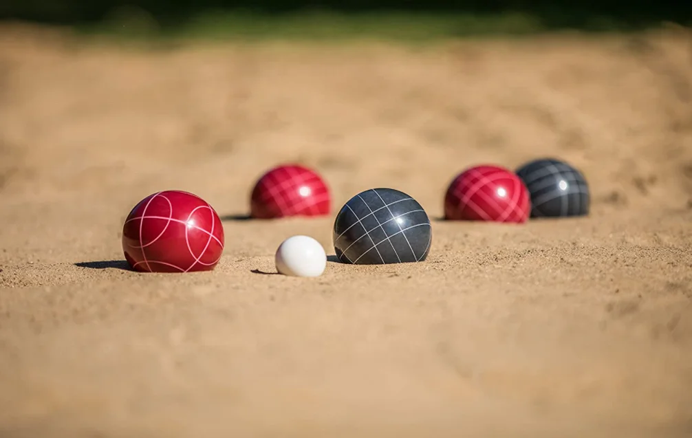 Set Bocce In Resina 100mm - 8 Bocce + Pallino - Borsa Trasporto - Per Spiaggia E Giardino - Foto 11