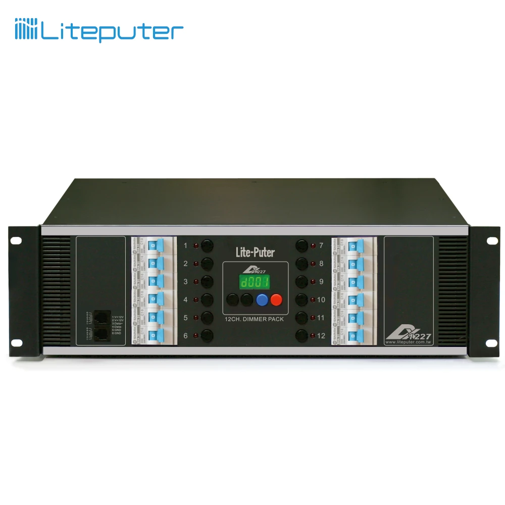 
12ch DMX512 светодиодный затемняющий пакет 