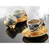 Gold with White Ceramic