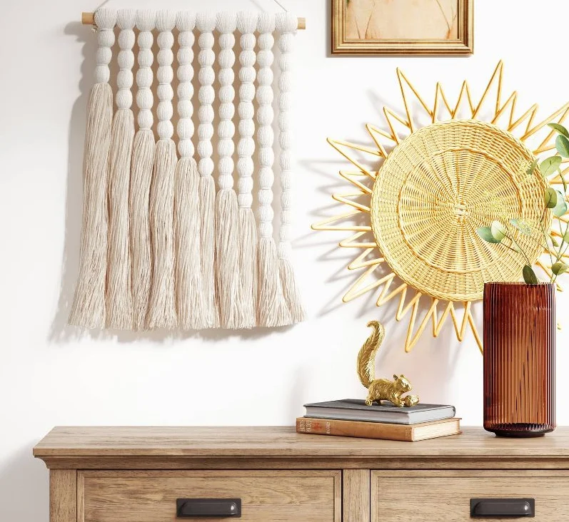 Nordic Jute Wall Decor Art Hand Woven Interior Decoration Wall Hanging