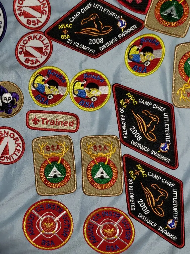 Custom Embroidered Patch Iron on, Name Badge Applique Embroidery