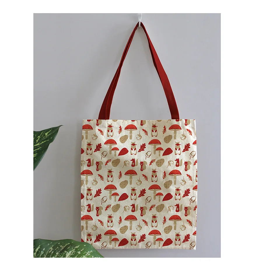mushroom tote bag