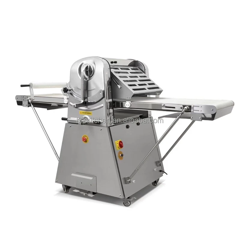 220V Commercial Vertical Dough Sheeter Roller Bread Bake Equipment