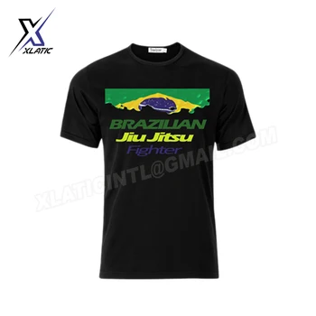 Fitness cotton sublimation printed kick boxing t-shirts Martial Arts T-Shirts fully customized t-shirt made of 100% Polyester