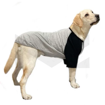 Dog Cotton Shirts for Small and Large Dogs Raglan T-Shirts Soft Breathable Dog Shirt pet Clothes Wholesale Pet Clothing