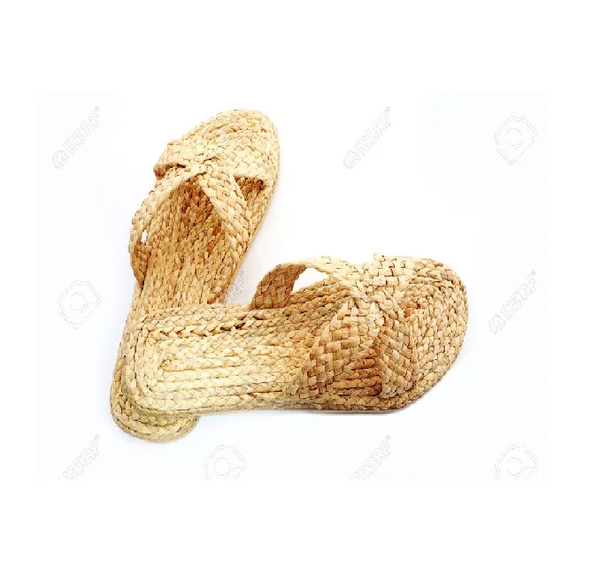 SPECIAL HANDMADE WATER HYACINTH CROCHET CLOSED TOE SLIPPERS //Rachel: +84896436456