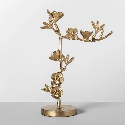 Présentoir à Bijoux Vintage 'Arbre' En Laiton - Référence A10 - Occasion, Parfait Pour Exposition Colliers Et Bracelets