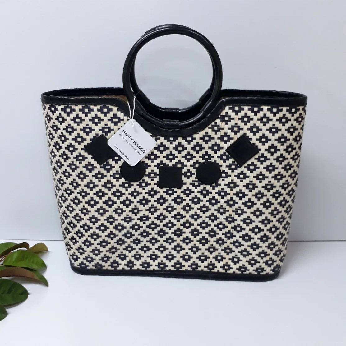 round handle handbags