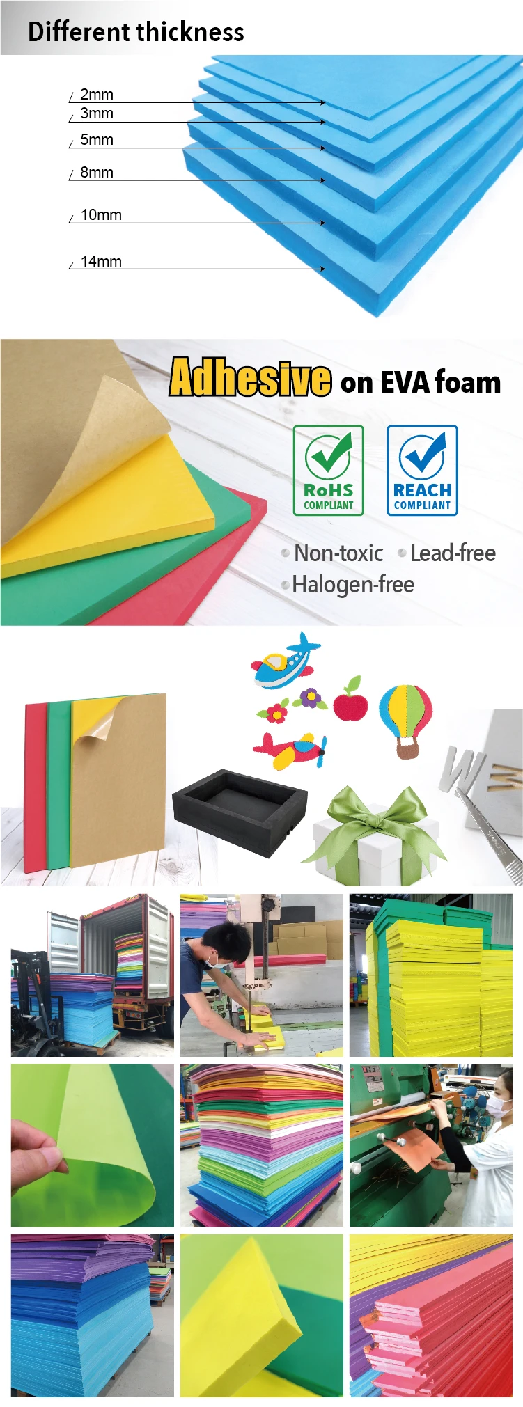 Formamide Free Non Toxic Adhesive Eva Foam Sheet Buy Adhesive Foam