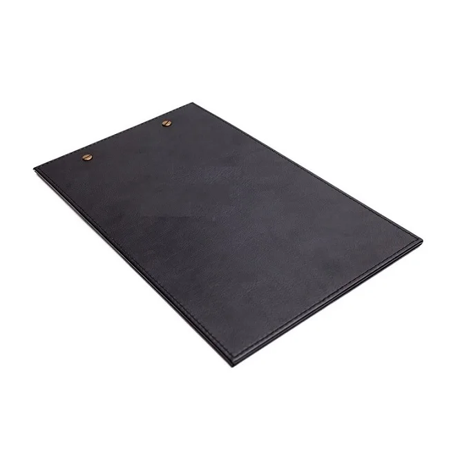 Single One View Bar Menu Covers Leatherette Single Panel Pocket Menu Cover