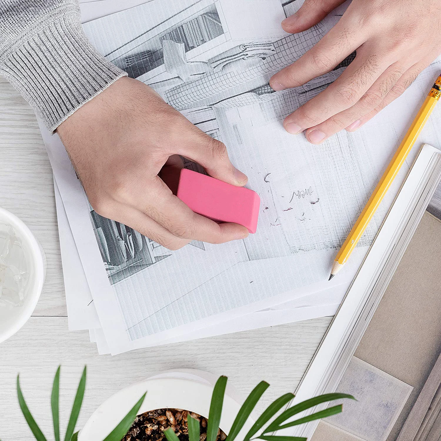 Японская Лидер продаж 1 шт. в блистерной карточке Высококачественная резина нетоксичный розовый