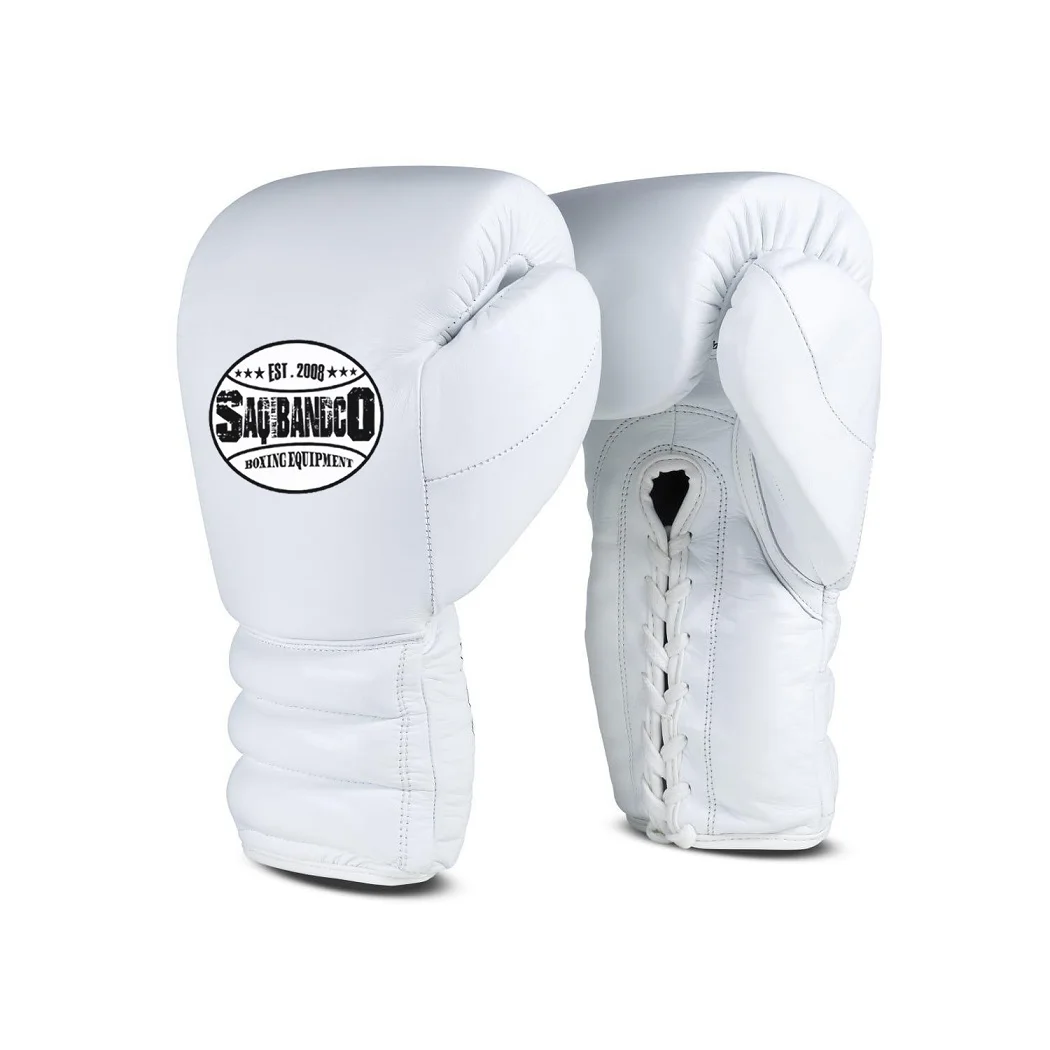 White Latex Padding Boxing Gloves,Punching Sparring Gloves For Mens