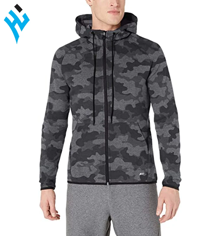 mens designer full zip moletom com capuzs