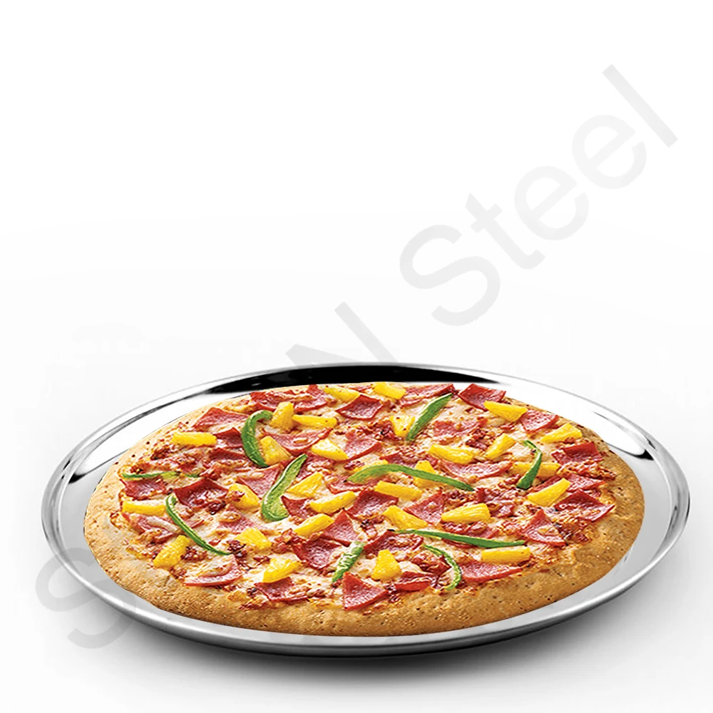 Hot Sale Non Stick Deep Dish Pizza Pans Steel Cake Baking Tray Set Non